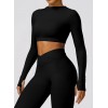 Женский спортивный комплект Leggings + Crop top model 55